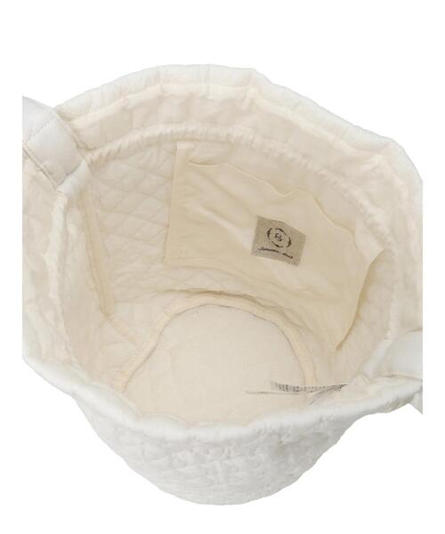 Samansa Mos2（サマンサ モスモス）の「【india crafts】花刺繍キルト巾着バッグ（ハンドバッグ・レディース・キナリ/チャコールグレー・F）」の19枚目の写真