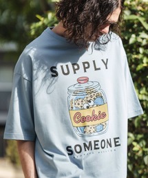 CAMBIO（カンビオ）の「mt8947- ビッグシルエットプリントTシャツ(Supply Someone)（Tシャツ/カットソー）」