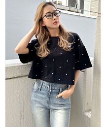 VIBINビジュースタッズショートTシャツ