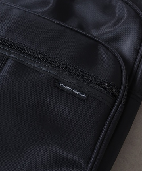 FUNALIVE(ファンアライブ)の「VALENTINO MICHELLE タテ型 A4自立ショルダー お仕事、普段使い幅広く使えるショルダー(ショルダーバッグ・メンズ・ブラック・FREE)」の3枚目の写真