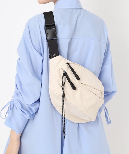 Ober Tashe(オーバータッシェ)の「ナイロン ボディバッグ(ボディバッグ/ウエストポーチ・レディース・ブラック/アイボリー/グレー・FREE)」の21枚目の写真