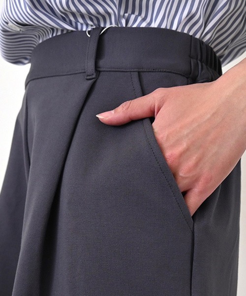 STYLEBLOCK(スタイルブロック)の「カットダンボールハーフパンツ(その他パンツ・レディース・ブラック/チャコールグレー/ベージュ・M)」の9枚目の写真