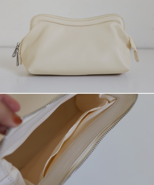 select MOCA(セレクトモカ)の「ウェーブデザインショルダーバッグ(ショルダーバッグ・レディース・ブラック/アイボリー/ライトブルー・FREE)」の14枚目の写真