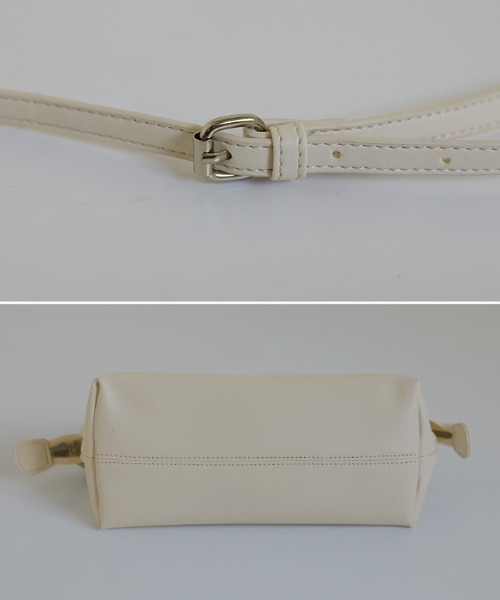 select MOCA(セレクトモカ)の「ウェーブデザインショルダーバッグ(ショルダーバッグ・レディース・ブラック/アイボリー/ライトブルー・FREE)」の9枚目の写真