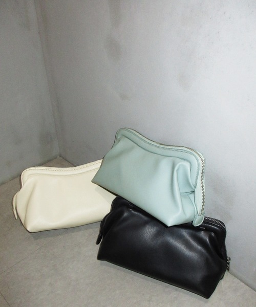 select MOCA(セレクトモカ)の「ウェーブデザインショルダーバッグ(ショルダーバッグ・レディース・ブラック/アイボリー/ライトブルー・FREE)」の10枚目の写真