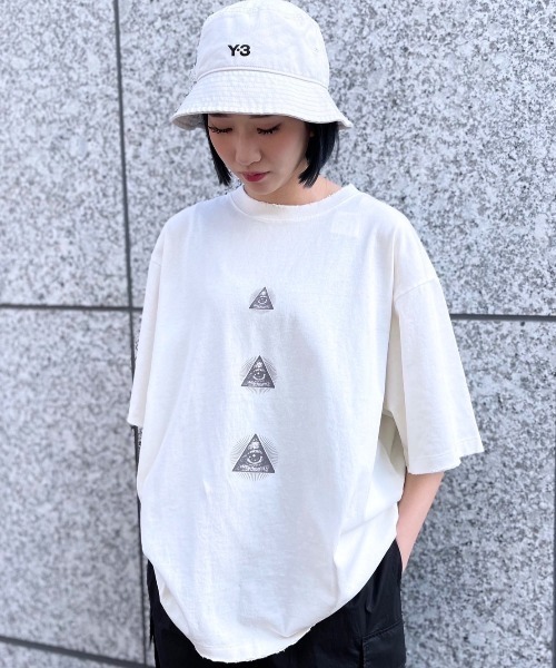 WHITELAND（ホワイトランド）の「WHITELAND/ホワイトランド/MURALS Tシャツ（Tシャツ/カットソー・メンズ・ホワイト・F）」の3枚目の写真