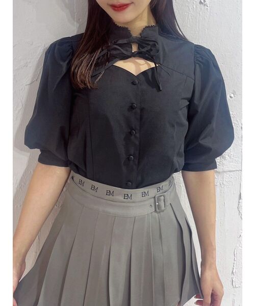 【セール】ダブルリボンデコルテブラウス（シャツ/ブラウス）｜EATME（イートミー）