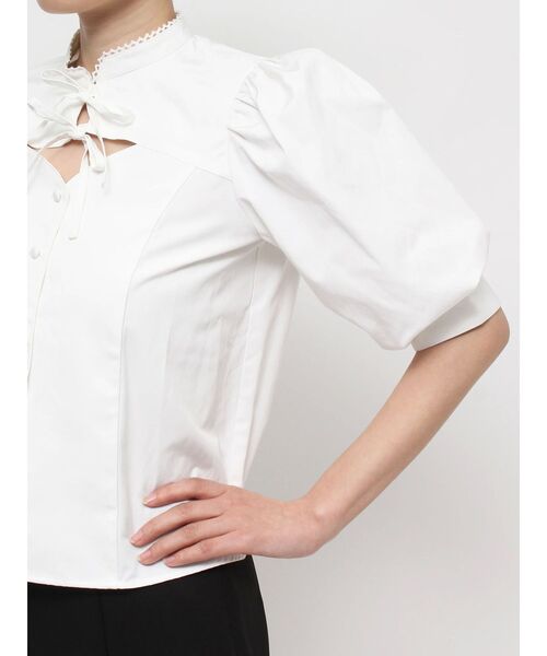 【セール】ダブルリボンデコルテブラウス（シャツ/ブラウス）｜EATME（イートミー）