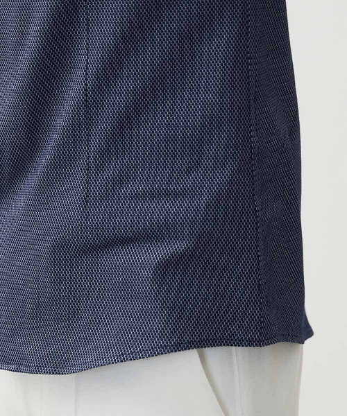 MICHEL KLEIN HOMME (ミッシェルクランオム)の「《日本製》ラッセルジャージシャツ(シャツ/ブラウス・メンズ・ホワイト/ネイビー・MEDIUM/LARGE/X-LARGE)」の14枚目の写真
