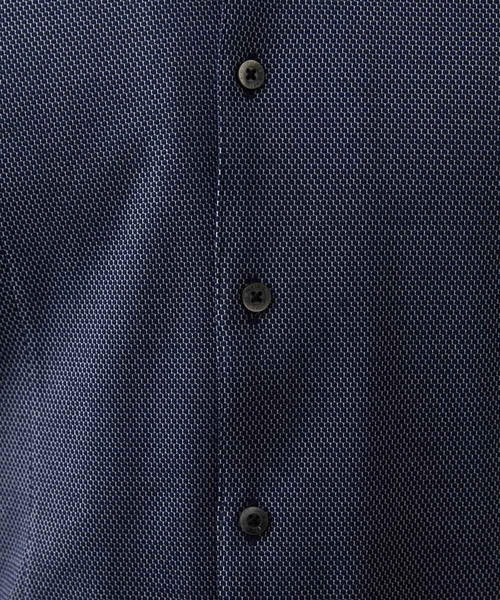 MICHEL KLEIN HOMME (ミッシェルクランオム)の「《日本製》ラッセルジャージシャツ(シャツ/ブラウス・メンズ・ホワイト/ネイビー・MEDIUM/LARGE/X-LARGE)」の15枚目の写真
