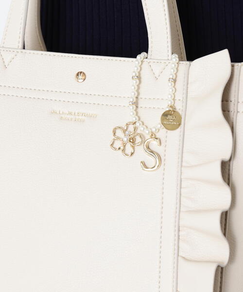 JILLSTUART バックチャーム パールイニシャルチャーム（キーケース/キーアクセサリー