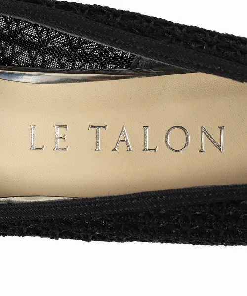 LE TALON(ルタロン)の「4.5cmフロントリボンレースパンプス(パンプス・レディース・アイボリー/ブラック×ブラック・22cm/22.5cm/23cm/23.5cm/24cm/24.5cm/25cm)」の13枚目の写真