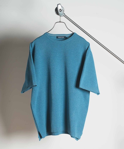 UNION STATION(ユニオンステーション)の「オーバーサイズニットT(ニット/セーター・メンズ・ブルー/グリーン/ベージュ系その他/ネイビー・LL/M/L)」の10枚目の写真