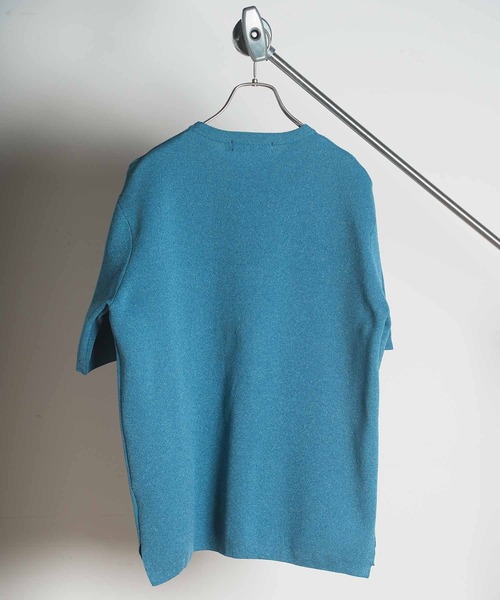 UNION STATION(ユニオンステーション)の「オーバーサイズニットT(ニット/セーター・メンズ・ブルー/グリーン/ベージュ系その他/ネイビー・LL/M/L)」の11枚目の写真