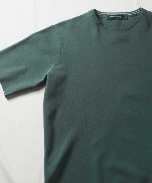 UNION STATION(ユニオンステーション)の「オーバーサイズニットT(ニット/セーター・メンズ・ブルー/グリーン/ベージュ系その他/ネイビー・LL/M/L)」の22枚目の写真