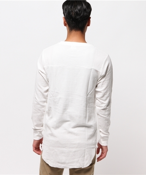 WEGO（ウィゴー）の「WEGO/ワッフルラウンドカットソー（Tシャツ/カットソー・メンズ・レッド/ホワイト/カーキ/ブラック・MEDIUM/LARGE）」の5枚目の写真