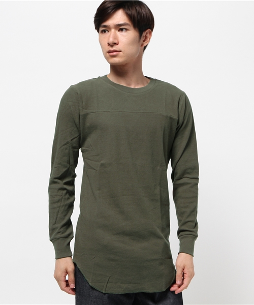 WEGO（ウィゴー）の「WEGO/ワッフルラウンドカットソー（Tシャツ/カットソー・メンズ・レッド/ホワイト/カーキ/ブラック・MEDIUM/LARGE）」の13枚目の写真