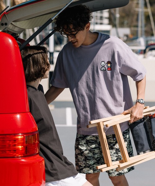 COLEMAN（コールマン）の「Coleman/コールマン Coleman×matsui×FREAK'S STORE 別注 コールマン matsui hug バックプリント クルーネック 半袖Tシャツ（Tシャツ/カットソー・メンズ・グレー/チャコールグレー/ホワイト/ラベンダー・MEDIUM/LARGE）」の12枚目の写真