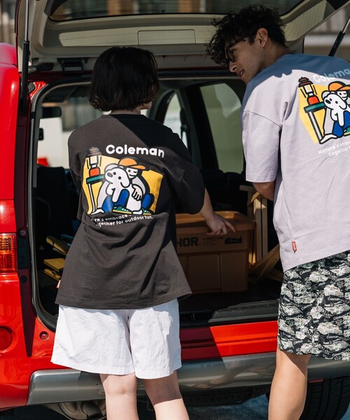 COLEMAN（コールマン）の「Coleman/コールマン Coleman×matsui×FREAK'S STORE 別注 コールマン matsui hug バックプリント クルーネック 半袖Tシャツ（Tシャツ/カットソー・メンズ・グレー/チャコールグレー/ホワイト/ラベンダー・MEDIUM/LARGE）」の16枚目の写真