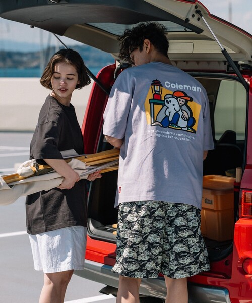 COLEMAN（コールマン）の「Coleman/コールマン Coleman×matsui×FREAK'S STORE 別注 コールマン matsui hug バックプリント クルーネック 半袖Tシャツ（Tシャツ/カットソー・メンズ・グレー/チャコールグレー/ホワイト/ラベンダー・MEDIUM/LARGE）」の17枚目の写真
