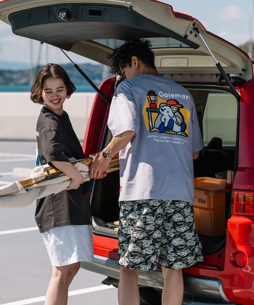 COLEMAN（コールマン）の「Coleman/コールマン Coleman×matsui×FREAK'S STORE 別注 コールマン matsui hug バックプリント クルーネック 半袖Tシャツ（Tシャツ/カットソー・メンズ・グレー/チャコールグレー/ホワイト/ラベンダー・MEDIUM/LARGE）」の18枚目の写真