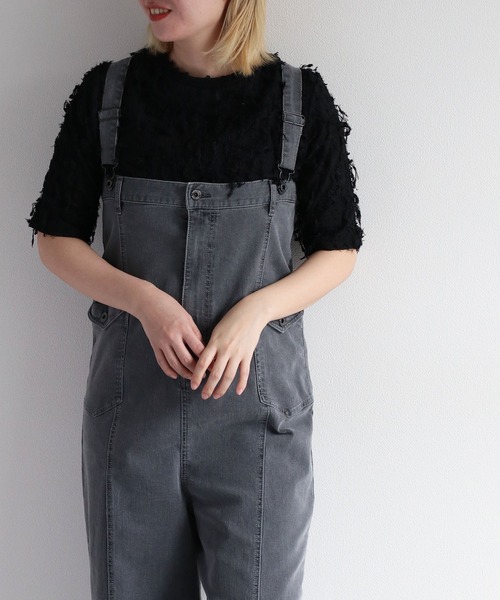 cepo（セポ）の「フリンジシンプルTee（Tシャツ/カットソー・レディース・ブラック/オフホワイト・M）」の17枚目の写真