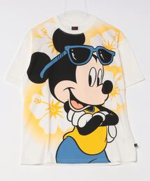 親子お揃い ディズニー スプレーペイント Tシャツ 9465A