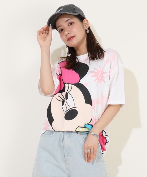 Disney（ディズニー）の「親子お揃い ディズニー スプレーペイント Tシャツ 9465A（Tシャツ/カットソー・レディース・その他31/その他30/その他26/その他14/ブラック×レッド/その他9/ホワイト×ブルー・S/M/L/XL）」の9枚目の写真