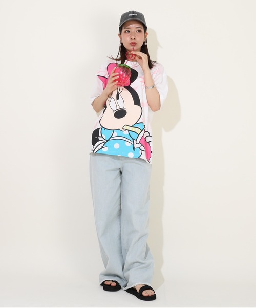 Disney（ディズニー）の「親子お揃い ディズニー スプレーペイント Tシャツ 9465A（Tシャツ/カットソー・レディース・その他31/その他30/その他26/その他14/ブラック×レッド/その他9/ホワイト×ブルー・S/M/L/XL）」の12枚目の写真