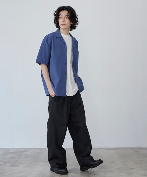 DESCENDANT オープンカラーシャツ 3 NAVY DESCENDANT オープンカラーシャツ 3 NAVY DESCENDANT オープン