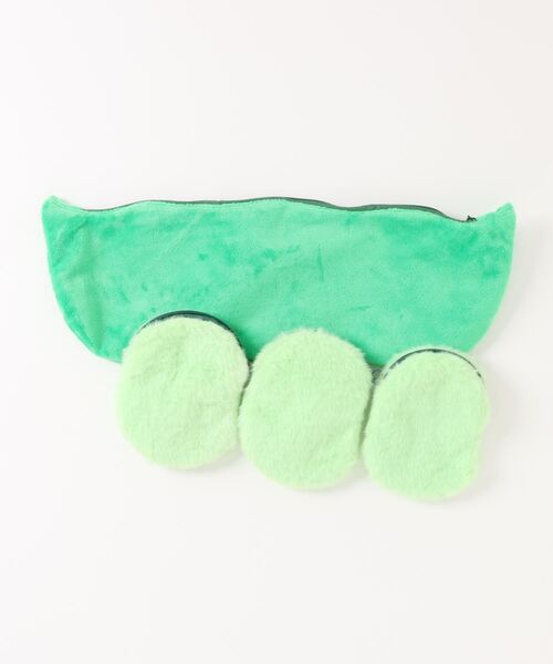 チチカカ（チチカカ）の「「ミーノ」コラボレーションそら豆ビッグポーチ（ポーチ・レディース・グリーン・FREE）」の7枚目の写真