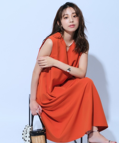 JUSGLITTY（ジャスグリッティー）の「Vネックサマーワンピース