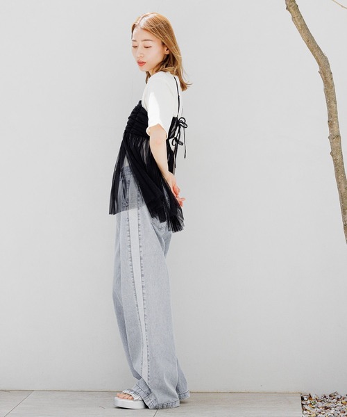 LAKOLE（ラコレ）の「ギャザーボリュームサンダル / 114250（サンダル・レディース・ブラック/シルバー・MEDIUM/LARGE）」の6枚目の写真