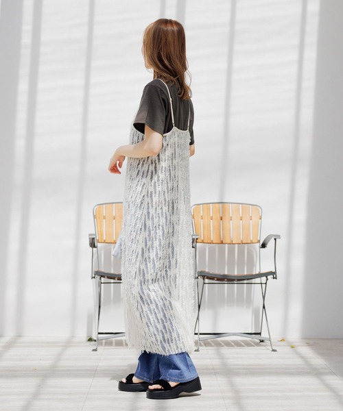 LAKOLE（ラコレ）の「ギャザーボリュームサンダル / 114250（サンダル・レディース・ブラック/シルバー・MEDIUM/LARGE）」の8枚目の写真