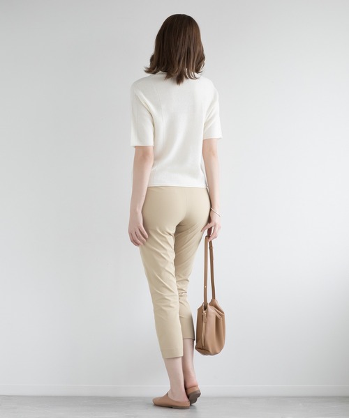 DECADE CLASSIC(ディケイド クラシック)の「【DECADE CLASSIC】フィットテーパードパンツ (SS)(スラックス・レディース・ベージュ/ネイビー/ブラック・27/28/26)」の11枚目の写真