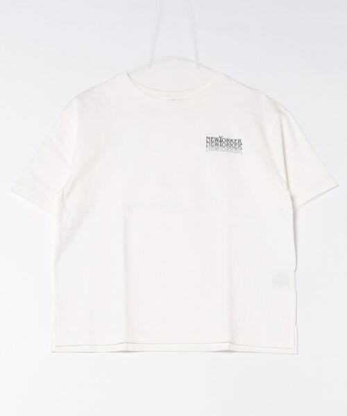 【セール】コットン天竺 グラデーションNEWYORKERロゴTシャツ（Tシャツ/カットソー）｜NEWYORKER（ニューヨーカー）