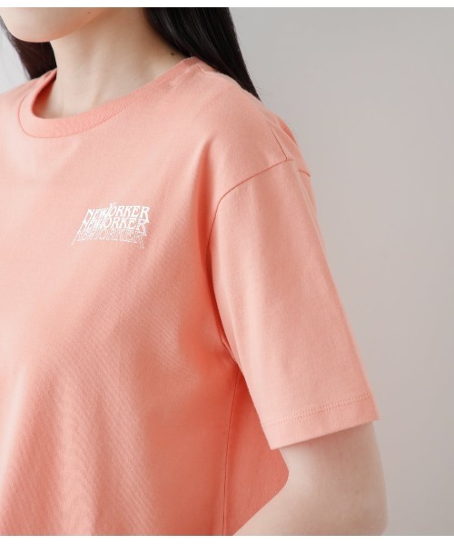 【セール】コットン天竺 グラデーションNEWYORKERロゴTシャツ（Tシャツ/カットソー）｜NEWYORKER（ニューヨーカー）