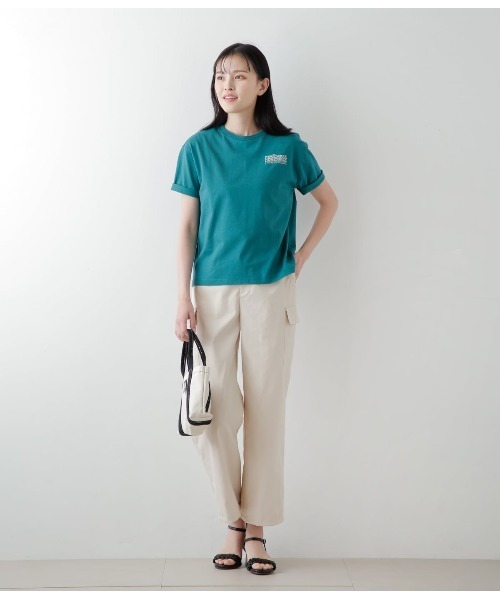 【セール】コットン天竺 グラデーションNEWYORKERロゴTシャツ（Tシャツ/カットソー）｜NEWYORKER（ニューヨーカー）