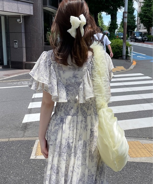 one wayザッカ(ワンウェイザッカ)の「チュールハンドルショルダーバッグ(ショルダーバッグ・レディース・アイボリー/ブラック/グレー/イエロー・FREE)」の18枚目の写真