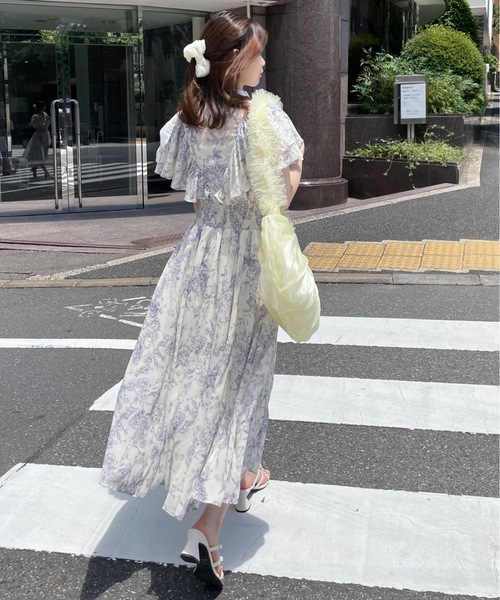 one wayザッカ(ワンウェイザッカ)の「チュールハンドルショルダーバッグ(ショルダーバッグ・レディース・アイボリー/ブラック/グレー/イエロー・FREE)」の17枚目の写真
