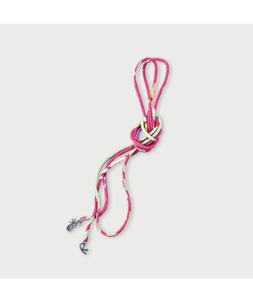 45R（フォーティファイブアール）の「シルクツイルリボン（ネックレス・レディース・ブラウン系その他/ピンク系その他/サックスブルー系/ブルー系その他/オレンジ系その他・FREE）」の5枚目の写真