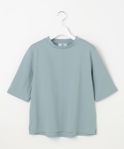 J.PRESS(ジェイプレス)の「TCポンチ モックネック カットソー(Tシャツ/カットソー・レディース・パイングリーン系/ライトグレー系/ふじ色系/ネイビー系・T15/T13)」の11枚目の写真