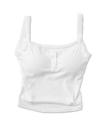 DISPARK/パット付きフロントボタンレースキャミ