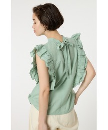 RODEO CROWNS WIDE BOWL | ノースリーブフリルブラウス(シャツ/ブラウス)