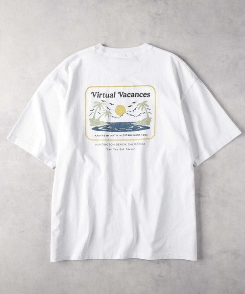 KATIN】別注 サーフプリント Tシャツ（Tシャツ/カットソー