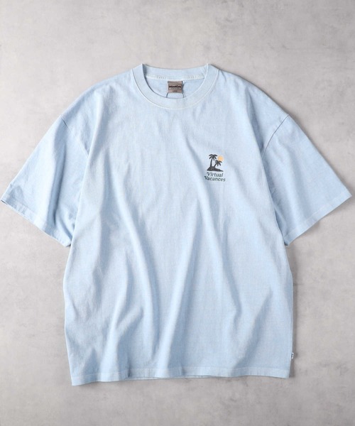 katin(ケイティン)の「【KATIN】別注 サーフプリント Tシャツ(Tシャツ/カットソー・メンズ・ブラック/ブルー/ダークグレー/ホワイト/ピンク/ホワイト×イエロー・M/L/XL)」の13枚目の写真