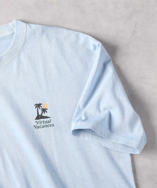 katin(ケイティン)の「【KATIN】別注 サーフプリント Tシャツ(Tシャツ/カットソー・メンズ・ブラック/ブルー/ダークグレー/ホワイト/ピンク/ホワイト×イエロー・M/L/XL)」の12枚目の写真