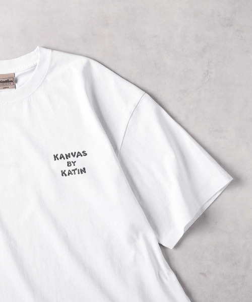 katin(ケイティン)の「【KATIN】別注 サーフプリント Tシャツ(Tシャツ/カットソー・メンズ・ブラック/ブルー/ダークグレー/ホワイト/ピンク/ホワイト×イエロー・M/L/XL)」の17枚目の写真