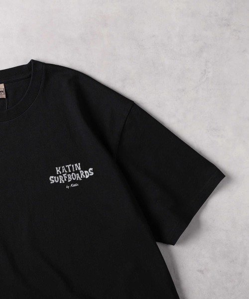 katin(ケイティン)の「【KATIN】別注 サーフプリント Tシャツ(Tシャツ/カットソー・メンズ・ブラック/ブルー/ダークグレー/ホワイト/ピンク/ホワイト×イエロー・M/L/XL)」の15枚目の写真