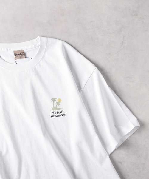 katin(ケイティン)の「【KATIN】別注 サーフプリント Tシャツ(Tシャツ/カットソー・メンズ・ブラック/ブルー/ダークグレー/ホワイト/ピンク/ホワイト×イエロー・M/L/XL)」の16枚目の写真